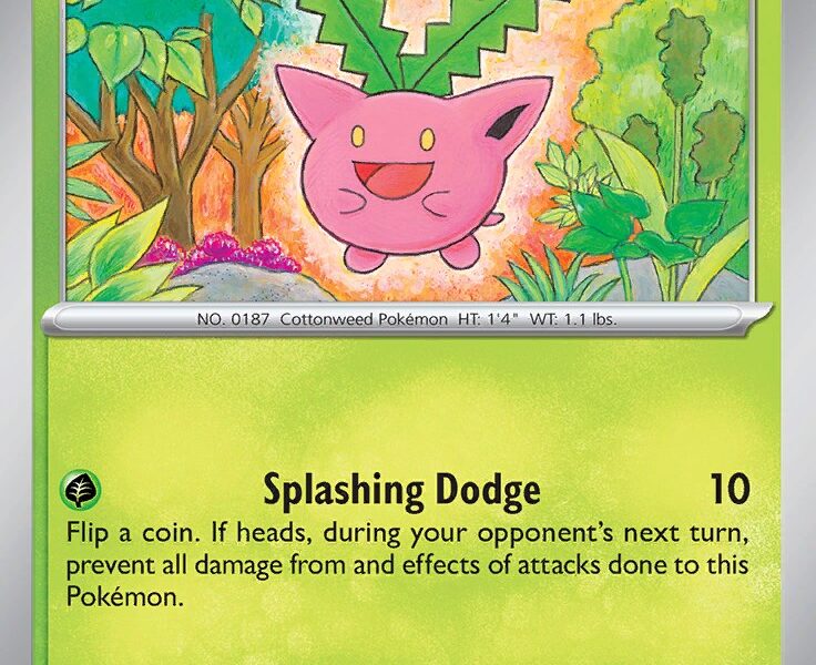 Hoppip Pokemon Kaart