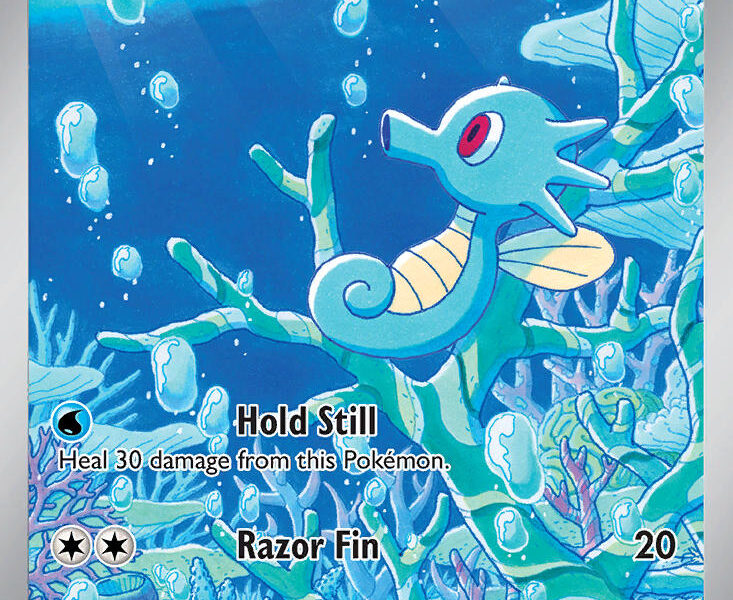 Horsea Pokemon Kaart