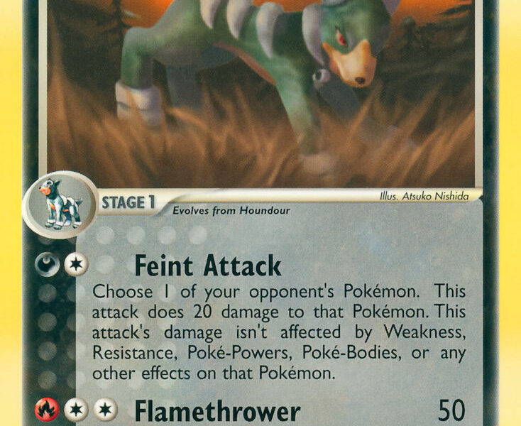Houndoom Pokemon Kaart
