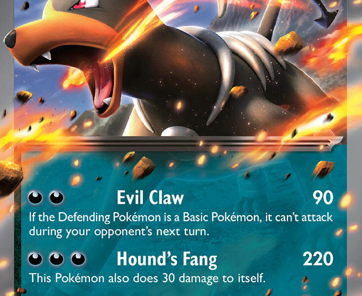 Houndoom ex Pokemon Kaart