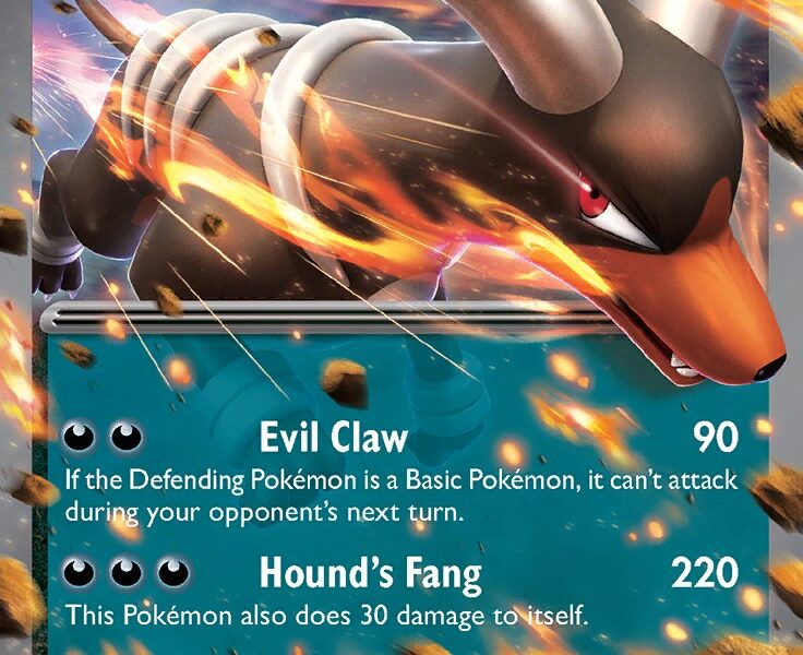 Houndoom ex Pokemon Kaart