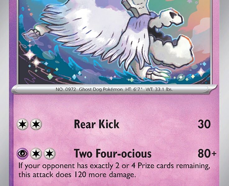 Houndstone Pokemon Kaart