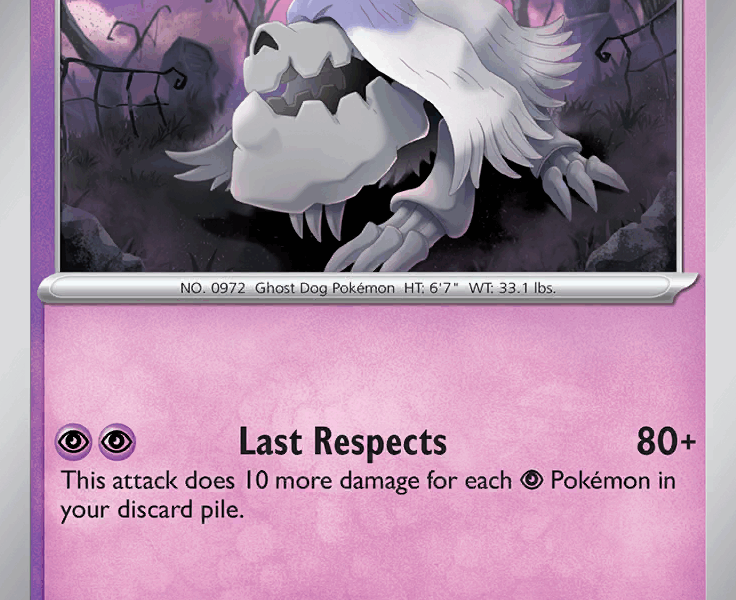 Houndstone Pokemon Kaart