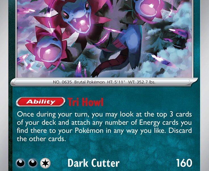 Hydreigon Pokemon Kaart