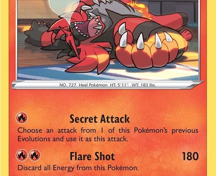 Incineroar Pokemon Kaart