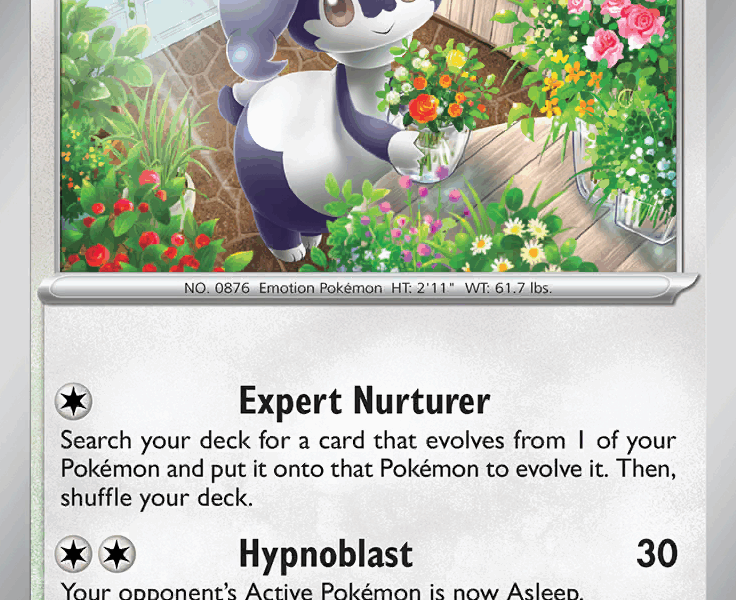 Indeedee Pokemon Kaart