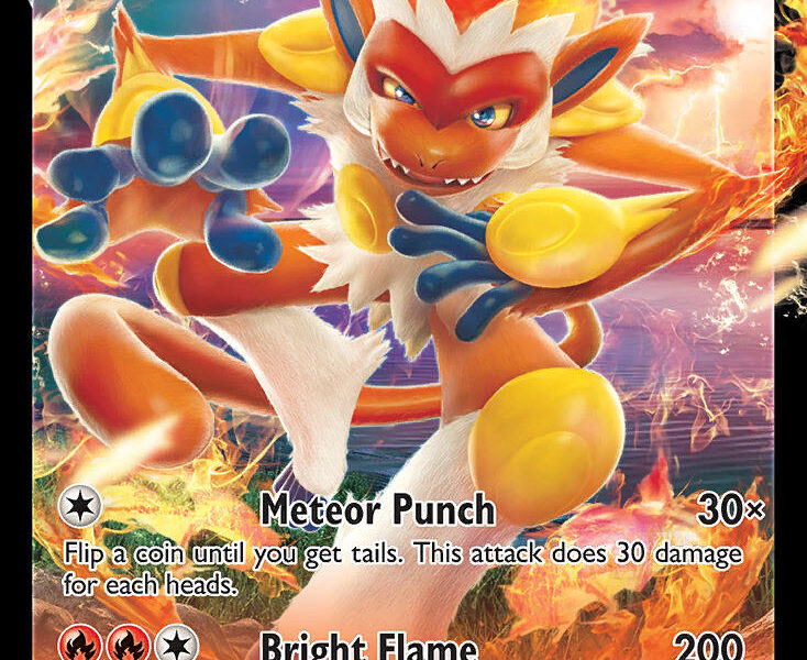 Infernape V Pokemon Kaart