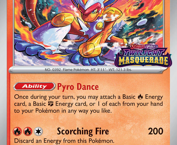Infernape Pokemon Kaart