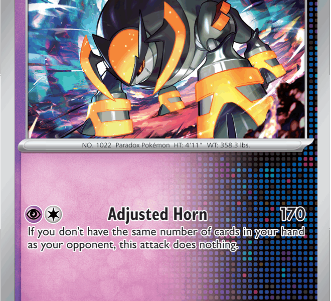 Iron Boulder Pokemon Kaart