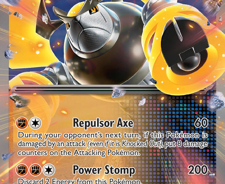 Iron Boulder ex Pokemon Kaart