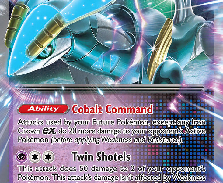 Iron Crown ex Pokemon Kaart
