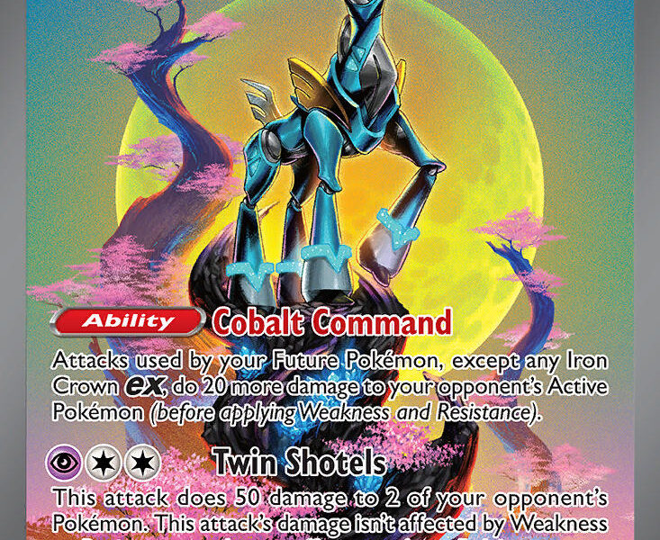 Iron Crown ex Pokemon Kaart