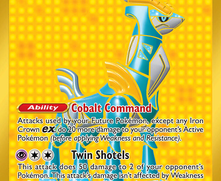 Iron Crown ex Pokemon Kaart