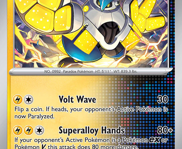 Iron Hands Pokemon Kaart