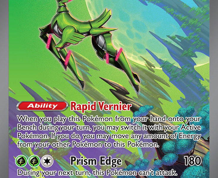 Iron Leaves ex Pokemon Kaart