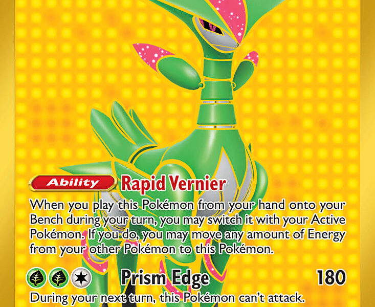 Iron Leaves ex Pokemon Kaart