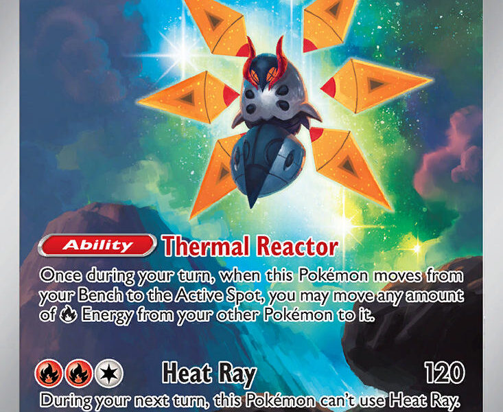 Iron Moth Pokemon Kaart