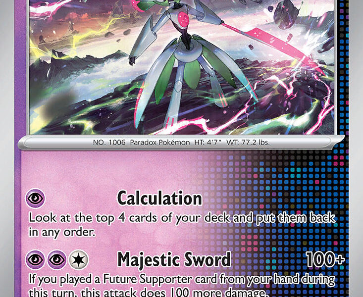 Iron Valiant Pokemon Kaart