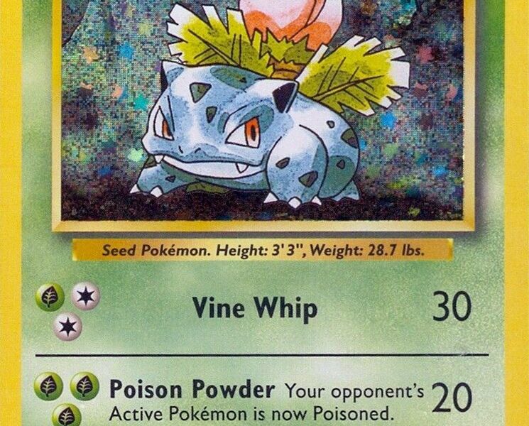 Ivysaur Pokemon Kaart