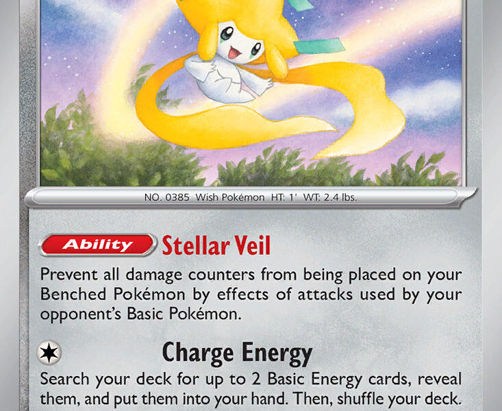 Jirachi Pokemon Kaart