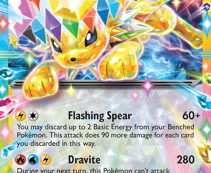 Jolteon ex Pokemon Kaart
