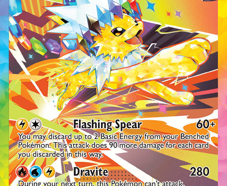 Jolteon ex Pokemon Kaart