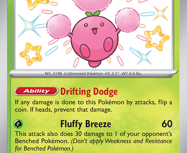 Jumpluff Pokemon Kaart