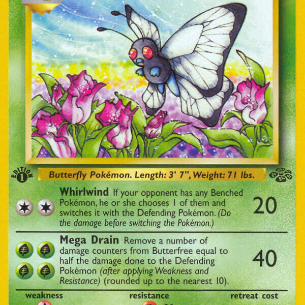Butterfree Pokemon Kaart