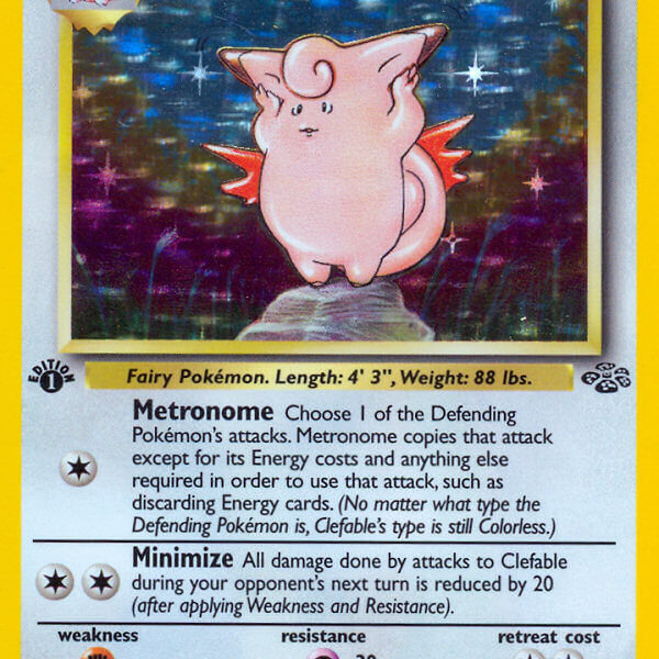 Clefable Pokemon Kaart