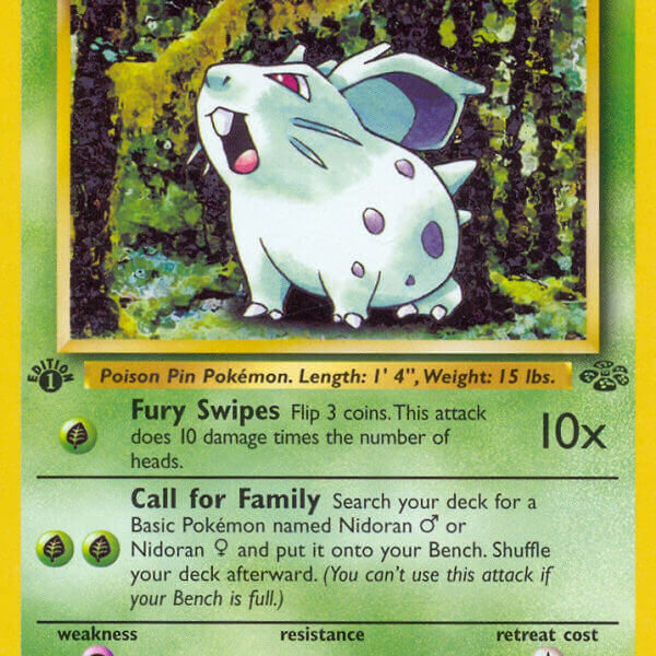 Nidoran Pokemon Kaart