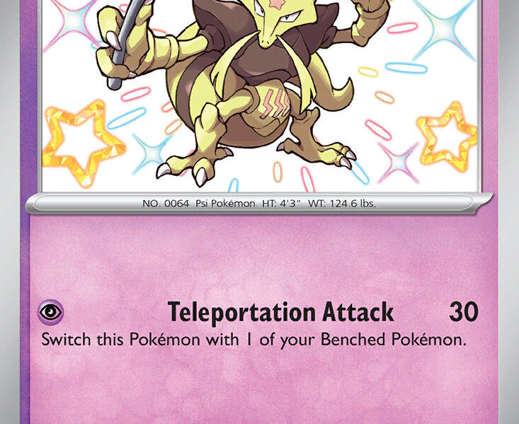 Kadabra Pokemon Kaart
