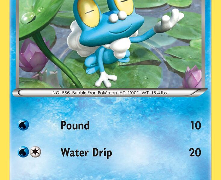 Froakie Pokemon Kaart