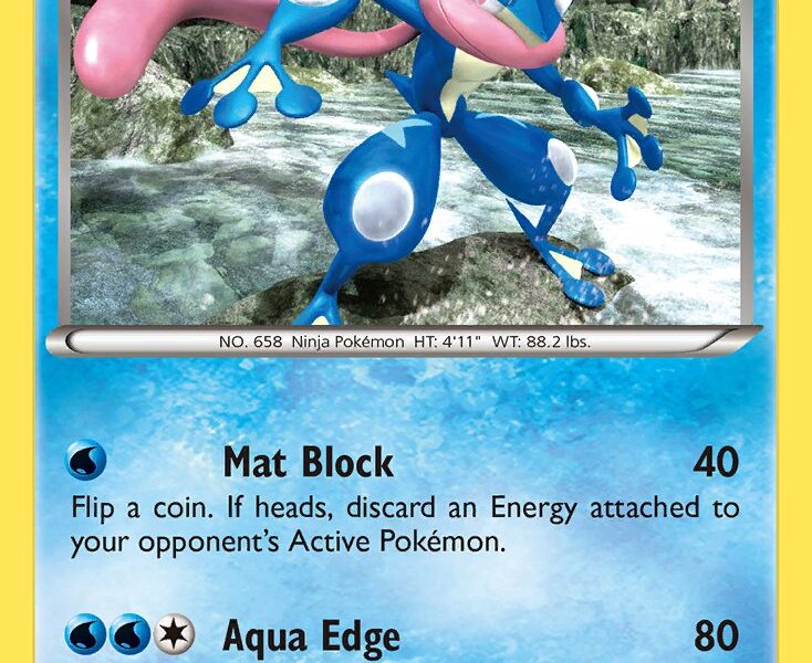 Greninja Pokemon Kaart