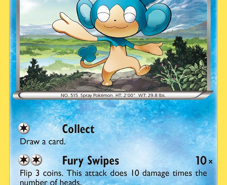 Panpour Pokemon Kaart