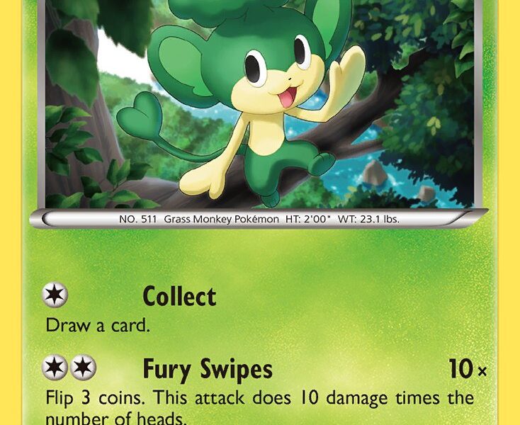 Pansage Pokemon Kaart