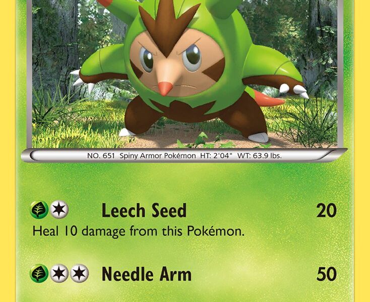 Quilladin Pokemon Kaart