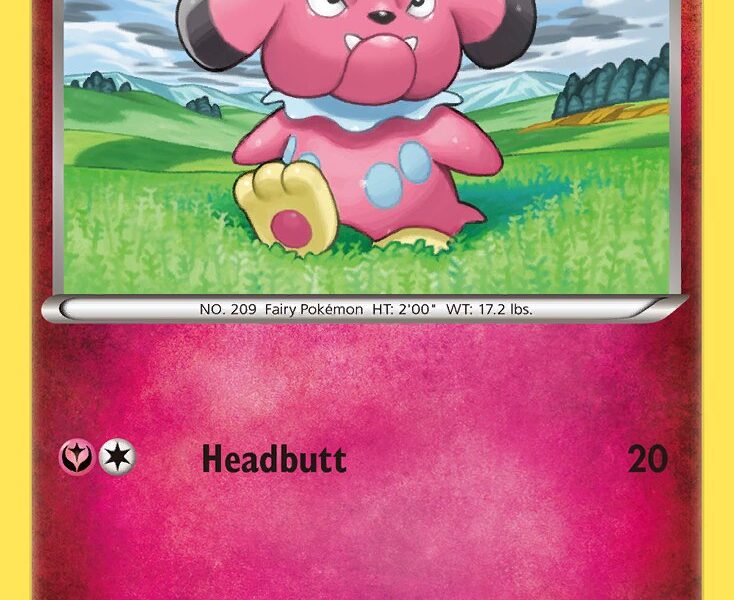 Snubbull Pokemon Kaart