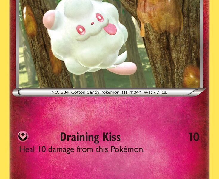 Swirlix Pokemon Kaart