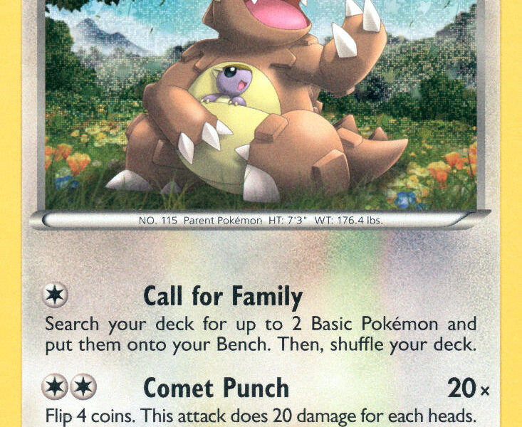 Kangaskhan Pokemon Kaart