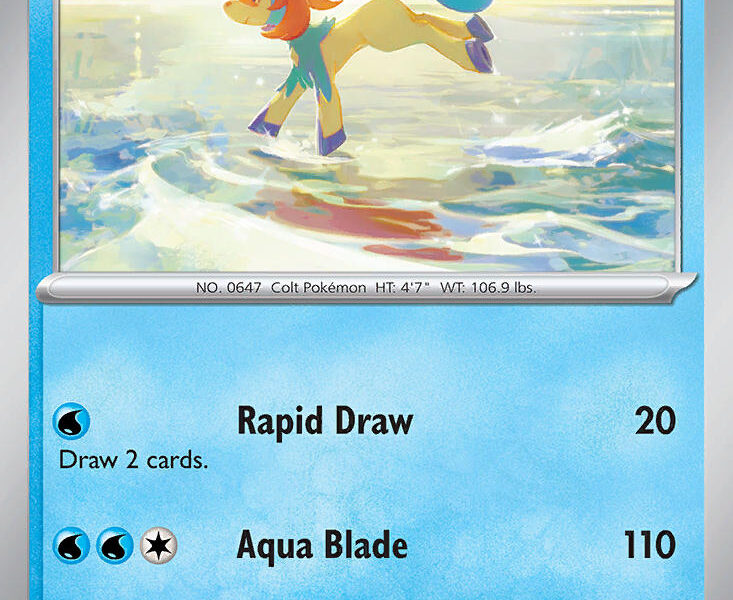 Keldeo Pokemon Kaart