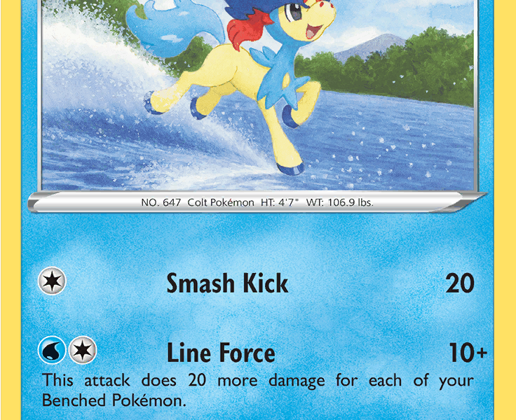 Keldeo Pokemon Kaart