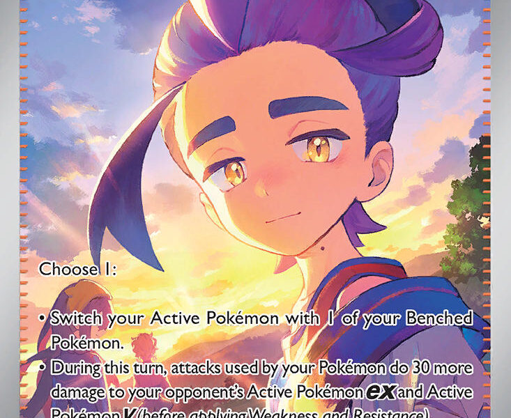 Kieran Pokemon Kaart