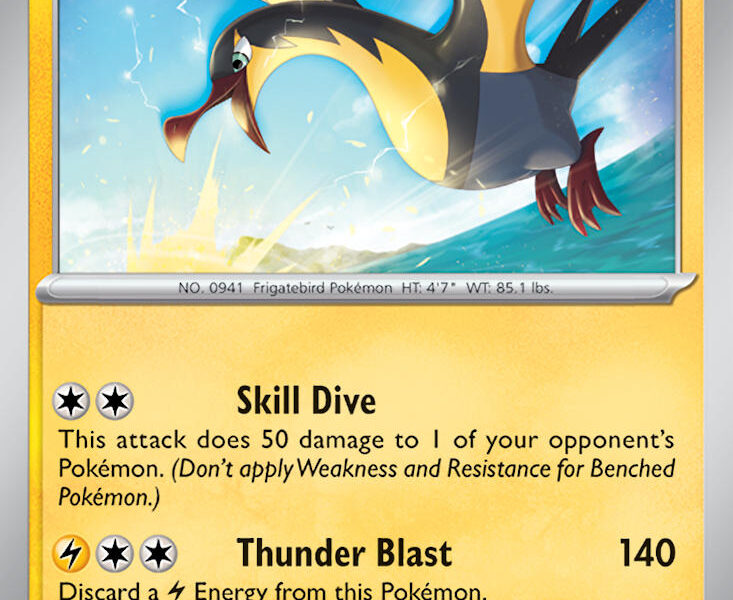 Kilowattrel Pokemon Kaart