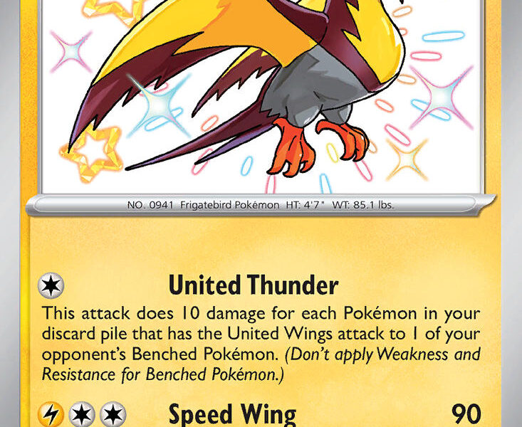 Kilowattrel Pokemon Kaart