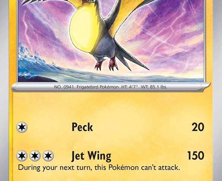 Kilowattrel Pokemon Kaart