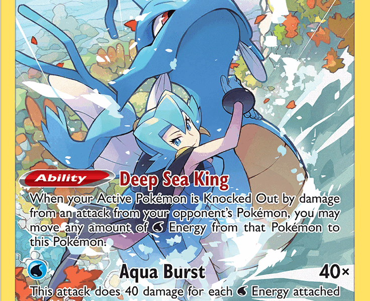 Kingdra Pokemon Kaart