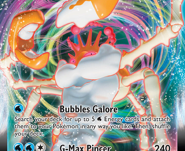 Kingler VMAX Pokemon Kaart