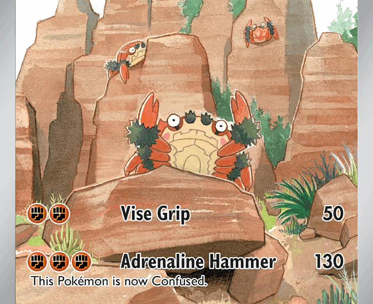 Klawf Pokemon Kaart