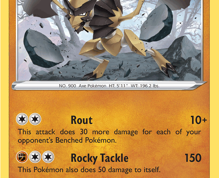 Kleavor Pokemon Kaart