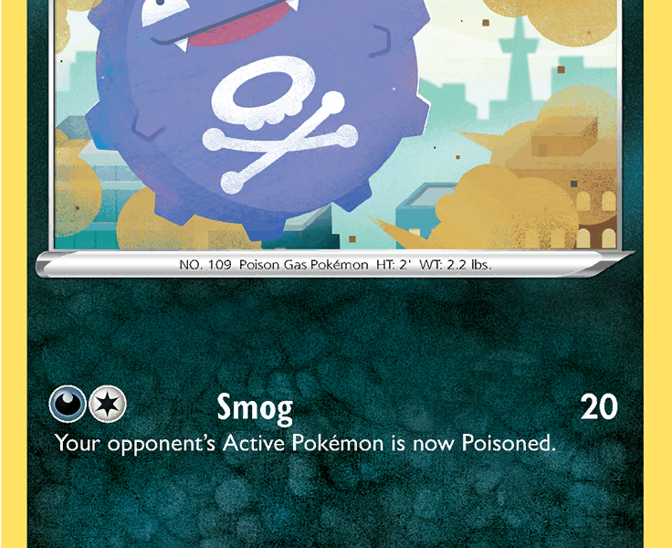 Koffing Pokemon Kaart